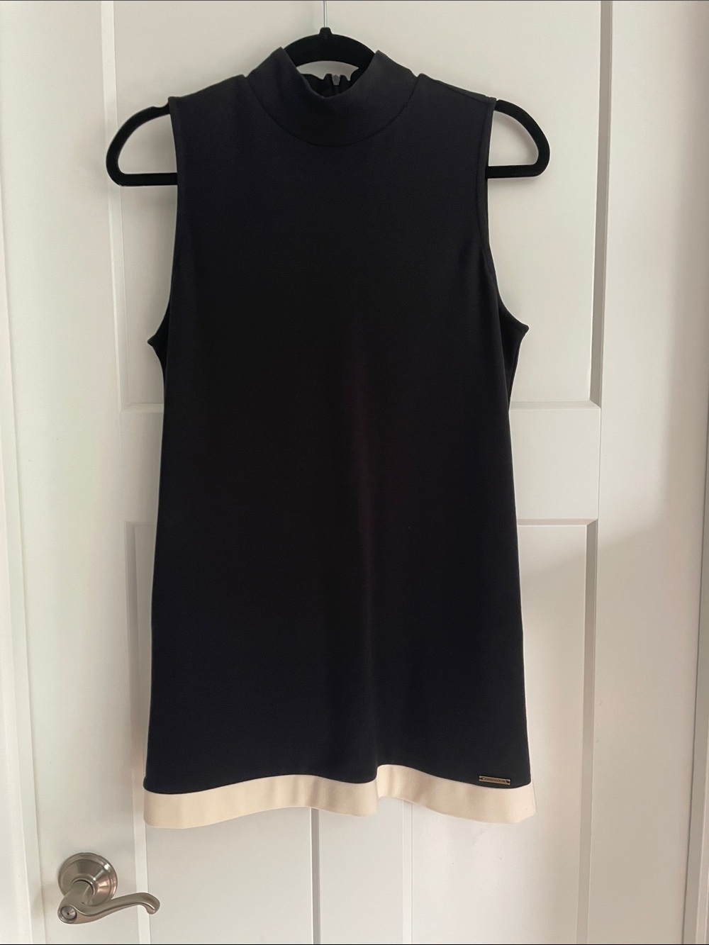 Anne Klein Color Block Tunic Top